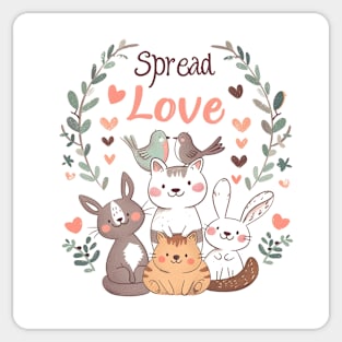 Spread Love Sticker